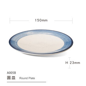 Plato Clásico para Sushi de 15 cm con Base, Plato con Pedestal para Servir Sushi, Sashimi, Tempura, Postres y Pasteles en Restaurantes Japoneses - Product Image 5