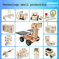 Kit d'expériences scientifiques en bois, générateur à manivelle, artisanat DIY, jouets éducatifs pour l'école et la maison