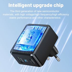New GAN 35W LED Electric QC3.0+PD Fast Charger with 5V/3A Output USB-C & USB Ports <b>EU</b>/US/KR <b>Plug</b> for 15 Pro - Product Image 6