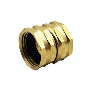 Adaptateur de tuyau d'arrosage fileté en laiton GHT 3/4, connecteur femelle, durable pour les outils d'arrosage - Product Image 5