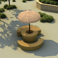 Mobilier d'extérieur, table de jardin, ensemble de chaises pour cour, ferme, zones scéniques, maison, salle à manger pour