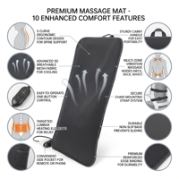 Coussin de massage Shiatsu multifonctionnel rechargeable par USB pour le corps, confortable pour le dos, le cou, les épaules, la colonne cervicale, la taille et les jambes