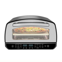 Four à pizza électrique 450C 800F, appareil à pizza numérique d'intérieur, pour la cuisson du pain et des rôtis, thermostat réglable, certifié ETL pour les États-Unis