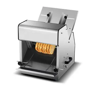 التجاري الميكانيكية التلقائي قابل للتعديل مخبز الخبز رغيف متجر قطع القاطع نخب التقطيع الكهربائية آلة تقطيع
