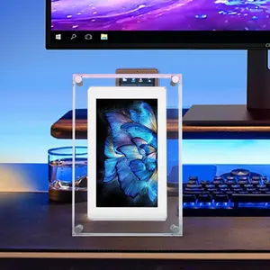Cadre photo numérique AMABOO Wifi 5 pouces cadre photo nuage intelligent avec écran tactile 1280x800 Ips cadre de partage de Moments à rotation automatique