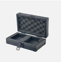 Mini boîte en aluminium verrouillable pour cartes gradées standard, boîte de protection résistante aux chocs pour cartes gradées de sport et de TCG