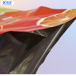 Sachet en aluminium à fond plat à huit soudures OEM, anti-odeur, en Mylar, pour protéines de lactosérum, poudre de fruits et suppléments vitaminiques - Product Image 6