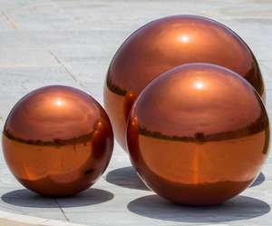 جوهرة البرتقال الفن ديكو الفولاذ المقاوم للصدأ الكرة للمنزل والحديقة ديكور السقف شنقا كرات الحلي & المجالات - Product Image 6