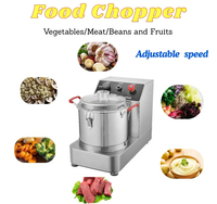Robot culinaire commercial 10L 1500W en acier inoxydable, hachoir électrique pour légumes pour cuisines et restaurants