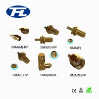 Conector de Antena Impermeable en Oferta, Mini Conector RF 1SMA-M/F para Montaje en PCB SMT