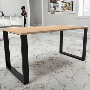 Gusseiserne Pulverbeschichtete Tischbeine für Küche Wohnzimmer Schlafzimmer Werkstatt Landhaus Heimbüro Hausbar Lager - Product Image 2