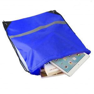 Reflective Safty <b>Children</b> Drawstring Sports <b>Backpack</b> Running Bags Lightweight Portable - Product Image 2