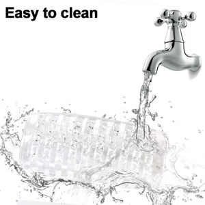 Copa de masturbador masculino reutilizable, funda para pene, <span class=keywords><strong>Vagina</strong></span> de cristal transparente, túnel texturizado, coño de bolsillo para hombres - Product Image 5