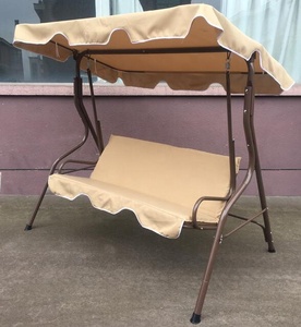 Uplion Outdoor Metall 3-Sitzer Schwingstuhl Garten-Schwingstuhl mit Vordach - Product Image 5