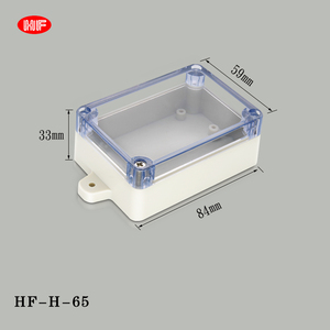 Boîtier en plastique ABS étanche de petite taille pour montage mural, fabriqué sur mesure, avec couvercle transparent, <span class=keywords><strong>boîte</strong></span> de jonction de câbles - Product Image 1