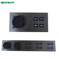 Système d'automatisation de la maison intelligente SEXANKA Factory KNX EIB, bouton poussoir en aluminium, contrôleur de température, interrupteurs muraux avec WIFI