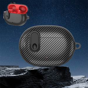 Pour beats <span class=keywords><strong>studio</strong></span> buds + / For beats <span class=keywords><strong>studio</strong></span> buds Étui de protection pour écouteurs en fibre de carbone TPU PC Heavy duty Armor Cover + HOOK - Product Image 1