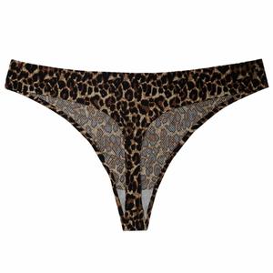 Tanga de seda helada con corte láser de talla grande para mujer, de secado rápido, de nailon, tipo tanga. - Product Image 6
