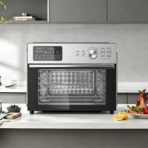 Multifunctionele elektrische heteluchtoven en airfryer combinatie, 30L capaciteit, dubbele kookfunctie, huishoudelijke broodrooster, geschikt voor het bakken van een hele kip - Product Image 1