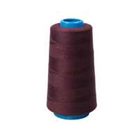 Fil à coudre en polyester 40S/2 402 403 pour machine à coudre jeans, couleur personnalisée OEM