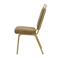 Chaises de banquet de style chinois en fer/alliage d'aluminium avec sièges rembourrés pour hôtels et mariages en plein air – Vente directe fabricant