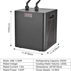 Vanace Sports Recovery Fish Tank 75 Gal Ice Cold Plunge Tub 1/3HP Enfriador <span class=keywords><strong>de</strong></span> <span class=keywords><strong>agua</strong></span> para baño con filtro <span class=keywords><strong>de</strong></span> bomba - Product Image 6