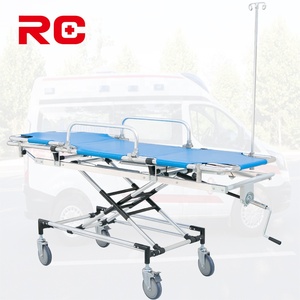 Brancard d'urgence léger et pliable en aluminium, civière de sauvetage portable pour le transfert de patients et les premiers secours sur le terrain - Product Image 1