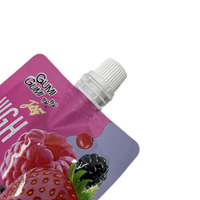 Herbruikbare Vloeibare Verpakking Sap Frisdrank Vruchtensap Stand-Up Tuit Zakje Sap Op Maat Bedrukt 100Ml 250Ml 350Ml 500Ml