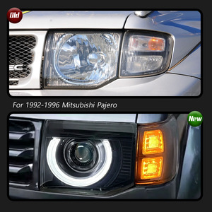 TYPY for 1992-1996 Mitsubishi Pajero headlight assemblies: LED lens conversion for <b>daytime</b> <b>running</b> <b>lights</b> and turn signals - Product Image 3