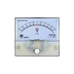 Positive and negative voltmeter 50v bidirectional millivoltmeter 20mv pointer 300mv DC instrument dc600v 85C1 DC voltmeter