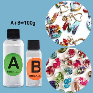 <b>Clear</b> and Transparent Liquid Crystal Epoxy <b>Resin</b> for Art Jewelry, River Table,100g to 4kg Packaging Specification Customization - Product Image 6