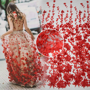 Africana de 2019 telas de encaje mejor encaje proveedor de tela nupcial con 3D flores de bordado apliques - Product Image 1