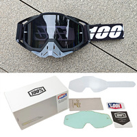 Lunettes de moto colorées anti-sable à monture intégrale, interchangeables, unisexe, vente directe usine