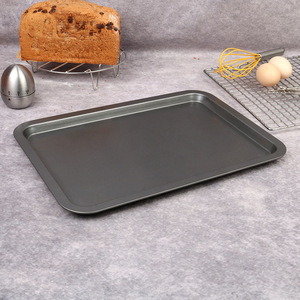 Bandeja <span class=keywords><strong>para</strong></span> hornear <span class=keywords><strong>rectangular</strong></span> mediana de metal antiadherente con fondo extraíble y fácil liberación <span class=keywords><strong>para</strong></span> pastel y pastel - Product Image 2