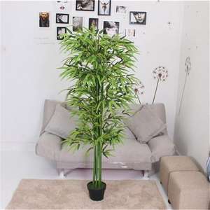 <span class=keywords><strong>Pot</strong></span> en <span class=keywords><strong>bambou</strong></span> artificiel Ficus de cocotier 2024 promotionnel suspendu Oem/Odm fleur géante décoration fleur artificielle géante - Product Image 4