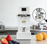 Machine de scellage électrique semi-automatique 250W pour canettes et bouteilles de boissons, fonctionnement stable sans rotation