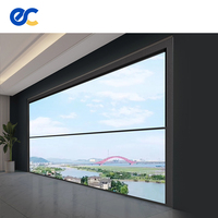 Fenêtre élévatrice électrique Smart Windows à télécommande verticale automatique personnalisée en aluminium