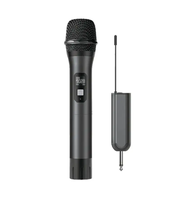 Microphone dynamique UHF Micro d'enregistrement de studio Plug-play professionnel sans fil pro double bruit de microphone