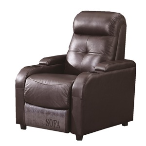 Sillón Reclinable de Cuero Minimalista Italiano, Silla de Masaje Eléctrica de un Solo Asiento para Sala de Estar, Uso para Adultos Mayores - Product Image 5
