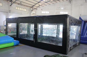 Ngoài trời trong suốt di động Inflatable xe gian hàng Lều bong bóng Inflatable xe Bìa viên nang nhà để xe xe bền carport Inflatable - Product Image 3