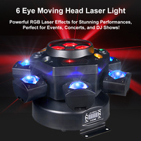 Lumières laser à tête mobile bon marché en gros, DMX RGBW RGB, éclairage de scène, discothèque, mariage, fête, DJ, lumière laser haute puissance