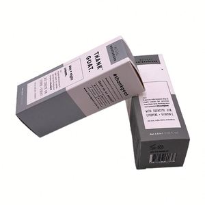 Embalaje de productos personalizados Cajas blancas pequeñas Embalaje, Cajas de papel blanco liso, Cajas cosméticas de cartón blanco - Product Image 4