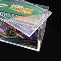 Boîte de présentation en acrylique transparente résistante aux UV RAY YI pour TCG Build & Battle Stadium