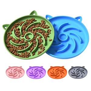Pet Licking Slow Feeding <b>Mat</b> for Cats & Dogs Non-Slip Base Anti-Choking Design Portable Waterproof <b>Silicone</b> Indoor/Outdoor Use - Product Image 1