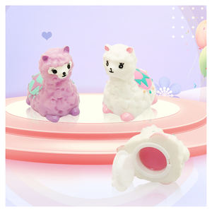 Taimeng <strong>Cosmetic</strong> <strong>Manufacturer</strong> Lovely Alpaca Fruit Sweet Flavor Kids Lip Gloss - Product Image 2