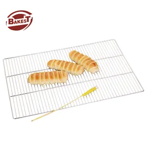 Bakest Commercial Large Cooling Rack 40*60cm Stainless Steel Pastry Oven Baking With Stand Cookie Airing Drying Net Tray Rack