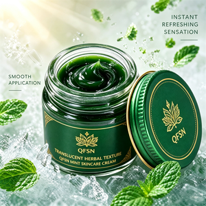 Crème Rafraîchissante à la Menthe, <span class=keywords><strong>Baume</strong></span> Apaisant Botanique pour Massage, Pommade Portable Quotidienne pour Soin Relaxant de la Peau - Product Image 3