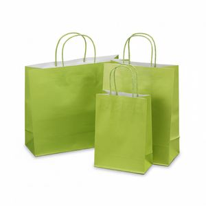 Handmade Eco-Friendly Brown Kraft Paper <b>Bags</b> with Custom Logo and Color Options for Supermarket Retail Packaging - Product Image 1