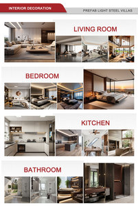 บ้านแคมมี่ โครงสร้างเหล็ก วิลล่าเหล็กเบา โมเดิร์นหรูหรา สามชั้น สำเร็จ<span class=keywords><strong>รูป</strong></span> สำหรับอยู่อาศัย ห้องนั่งเล่น ห้องน้ำ - Product Image 5