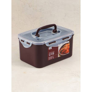 Natural 2L Rectangular <b>Kimchi</b> Tong Food Storage and <b>Container</b> - Product Image 1